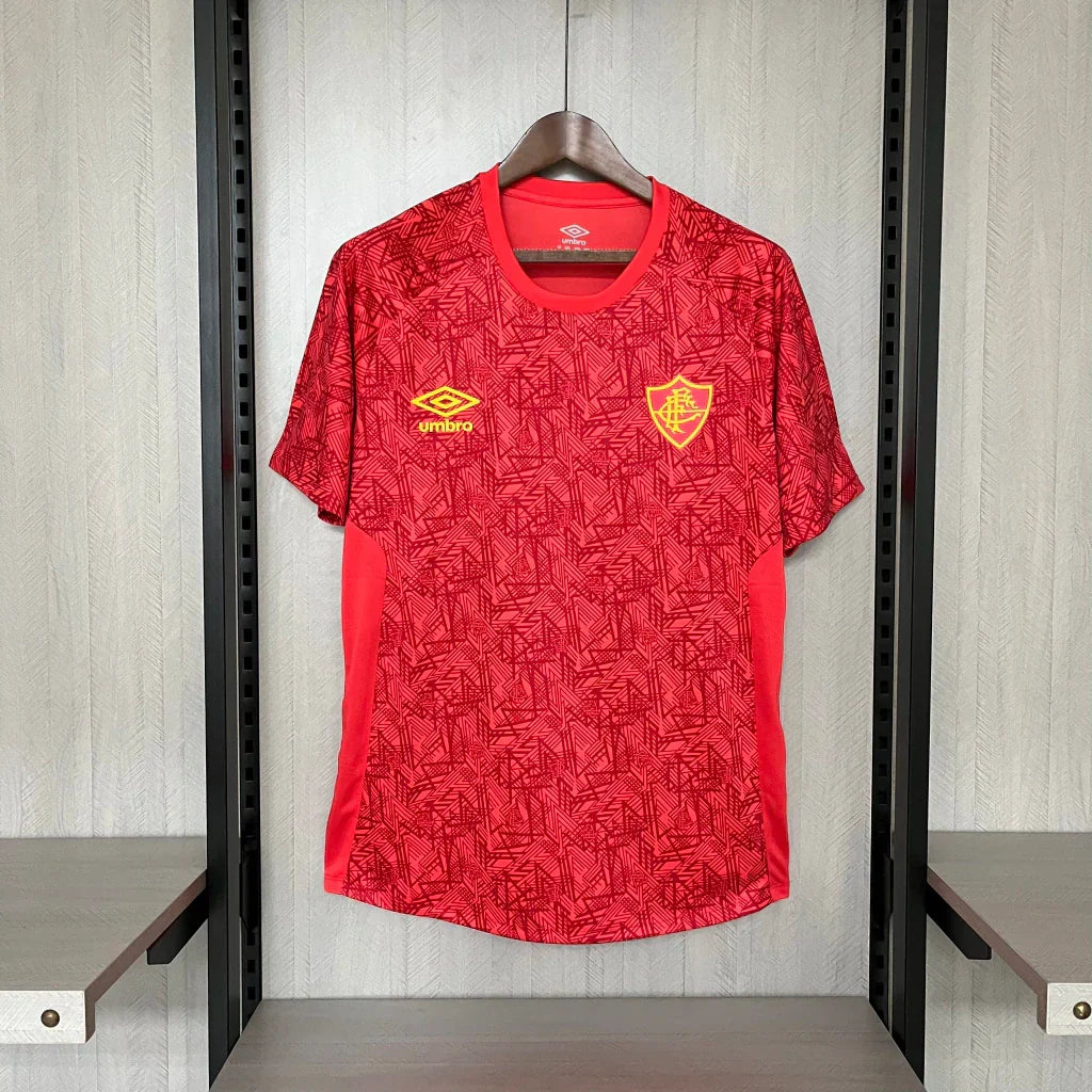 Camisola Fluminense Red 24/25 Torcedor Umbro Masculina - Vermelho