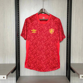 Camisola Fluminense Red 24/25 Torcedor Umbro Masculina - Vermelho