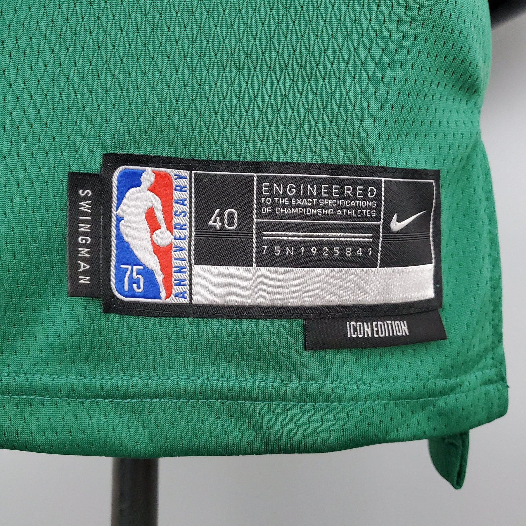 Camisola NBA Boston Celtics #7 Brown - 75° Aniversário Verde