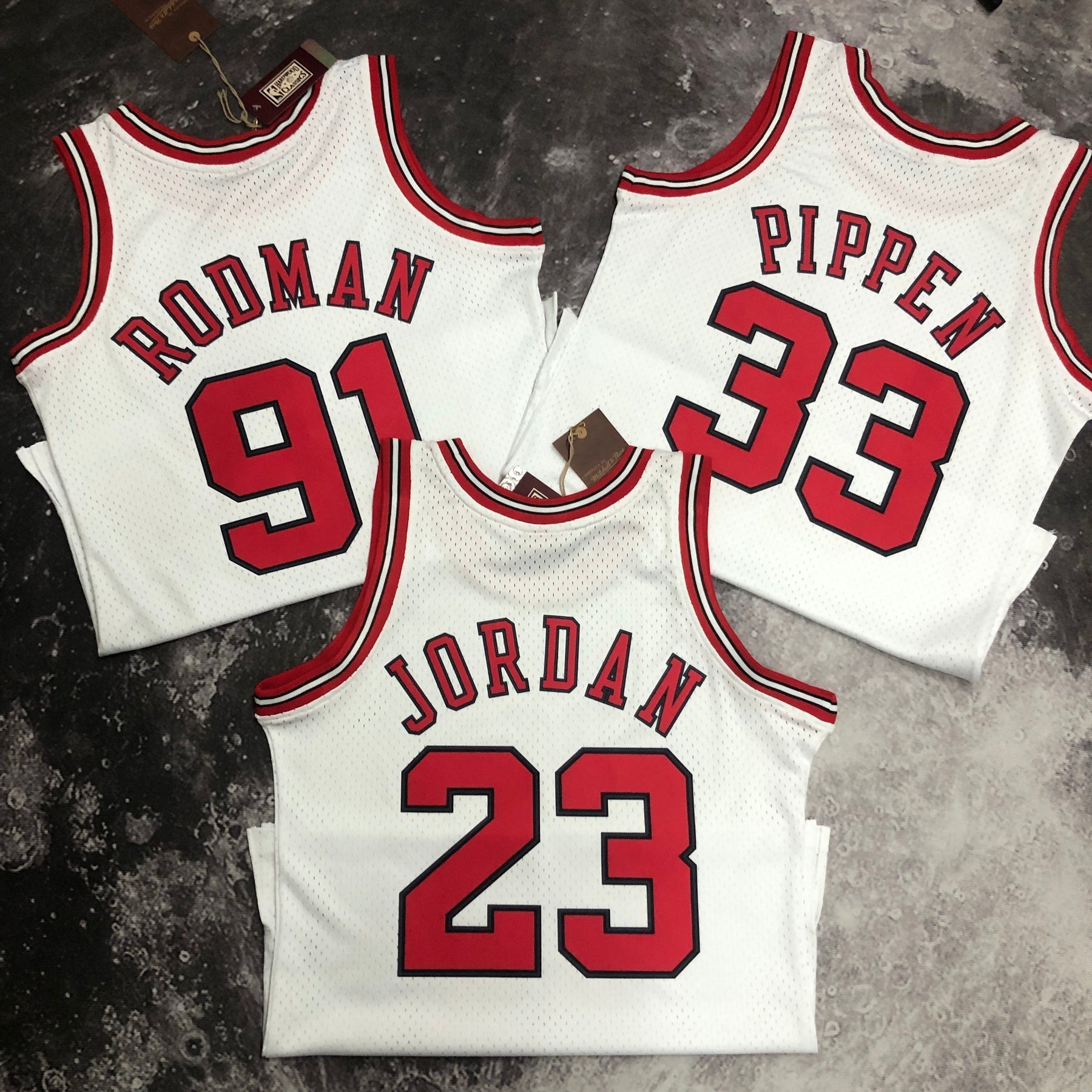 Camisola Chicago Bulls Home Mitchell & Ness 97/98