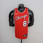 Camisola NBA Chicago Bulls #8 Lavine - 75° Aniversário Red