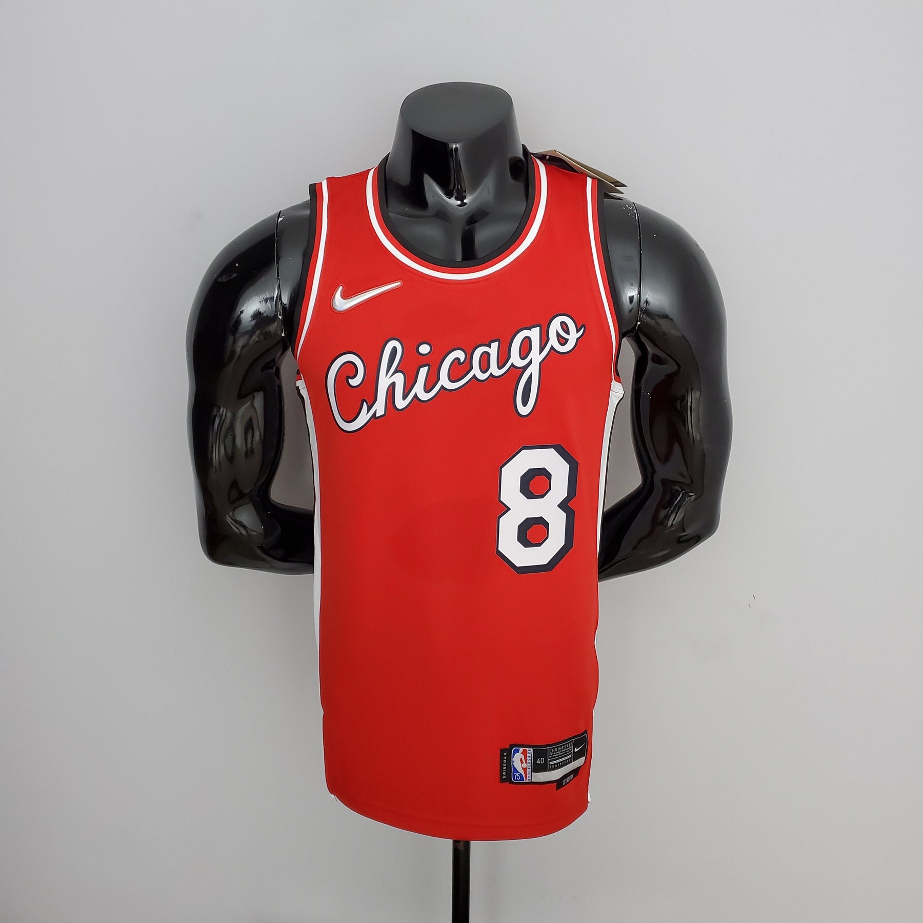 Camisola NBA Chicago Bulls #8 Lavine - 75° Aniversário Red