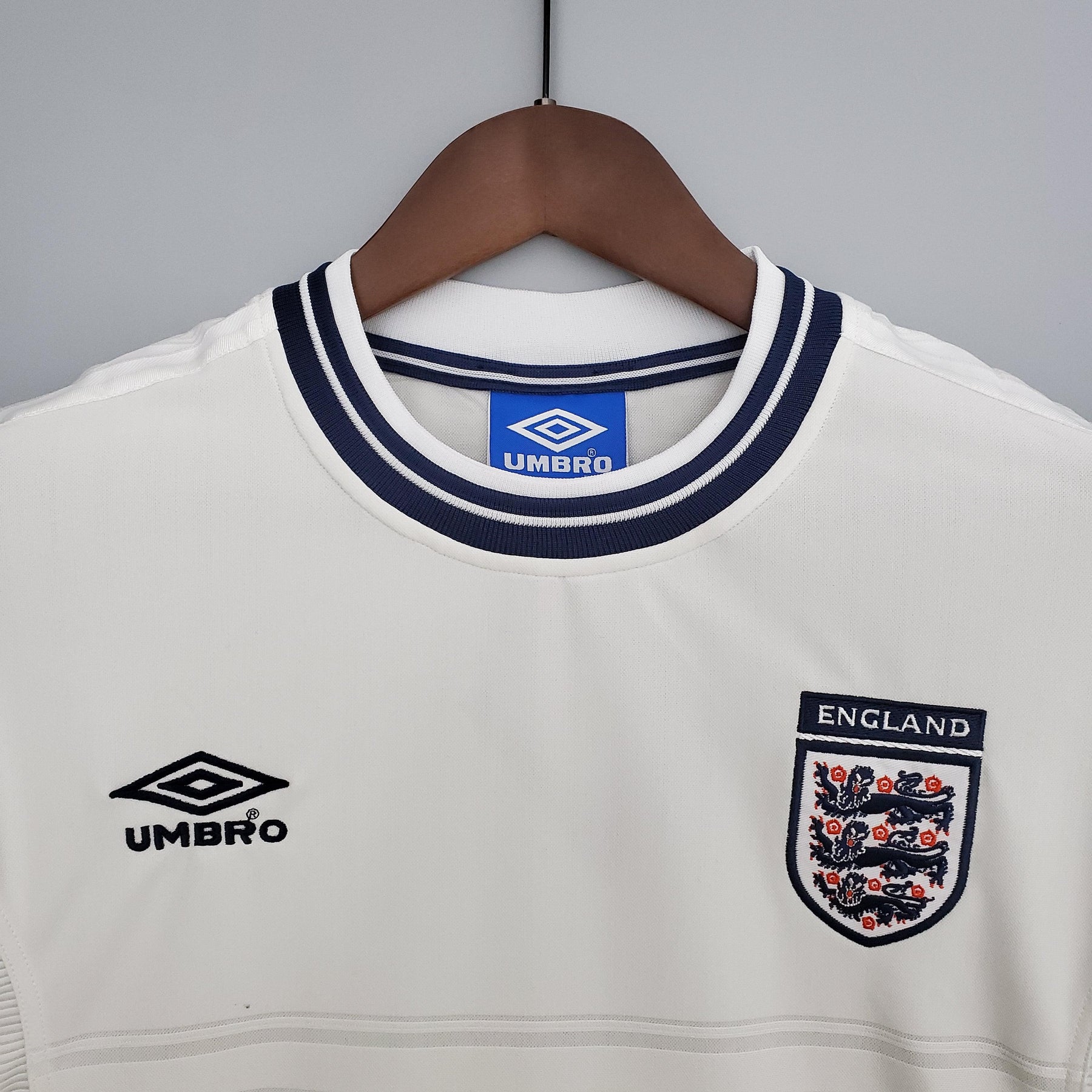 Camisola Retrô Seleção Inglaterra 2000/00 Home