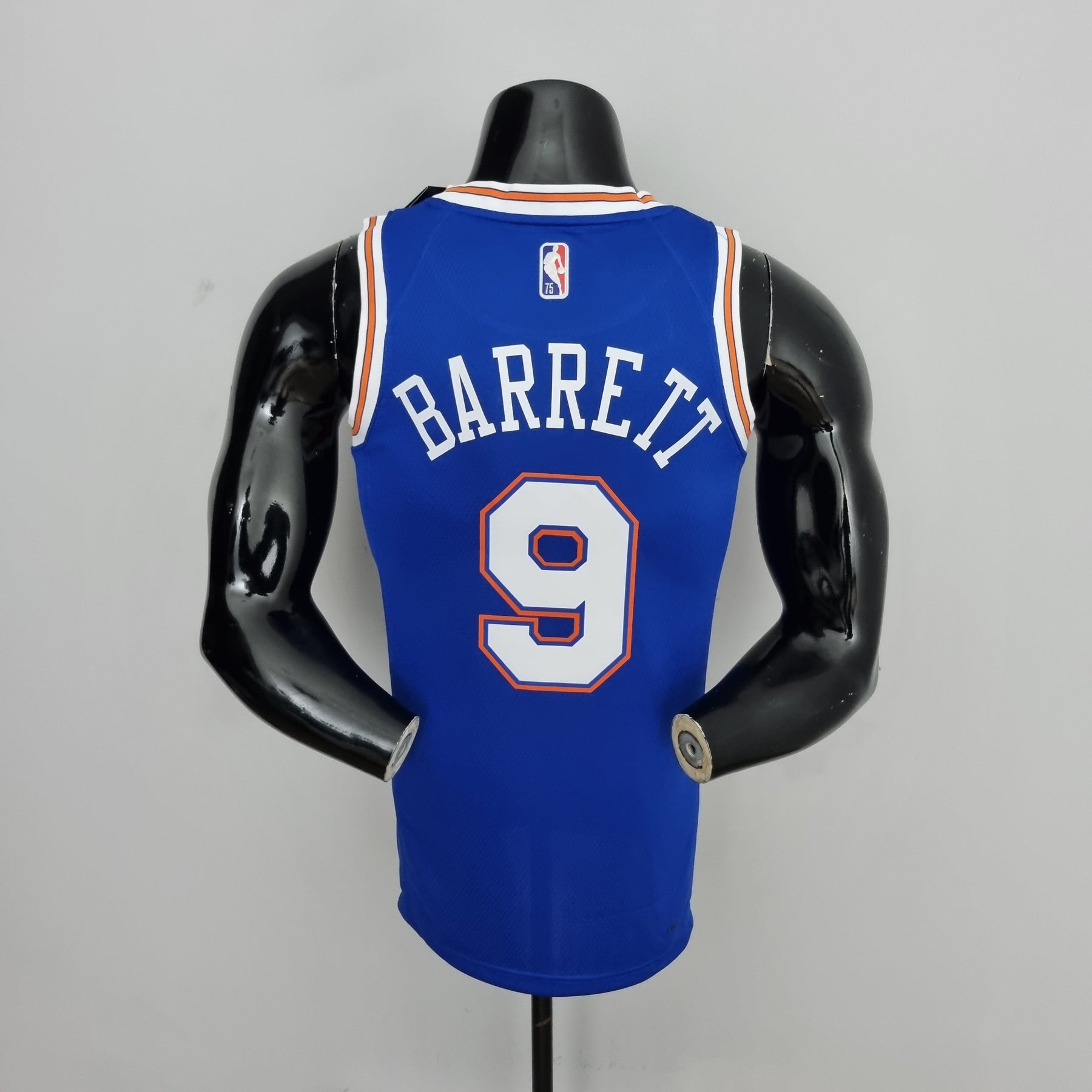 Camisola NBA NY Knicks #9 Barret - 75° Aniversário Limited Blue