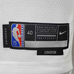 Camisola NBA Memphis Grizzlies #12 Morant - 75° Aniversário White