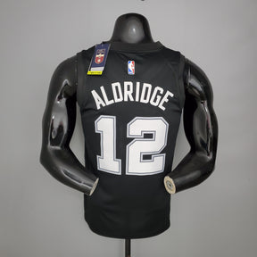 Camisola NBA San Antonio Spurs #12 Aldridge - City Edition Black