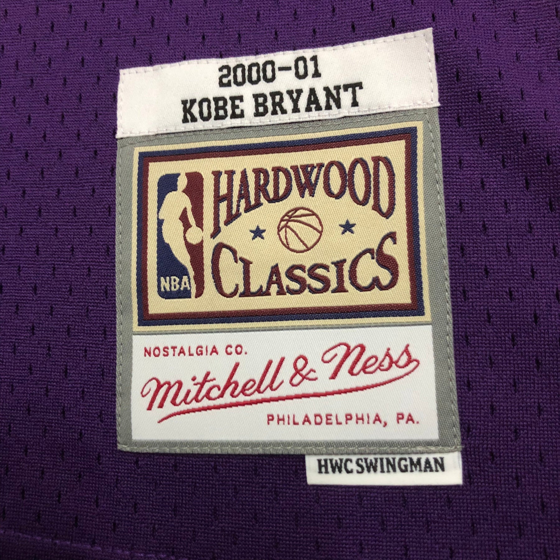 Camisola Los Angeles Lakers Mitchell & Ness Away 00/01