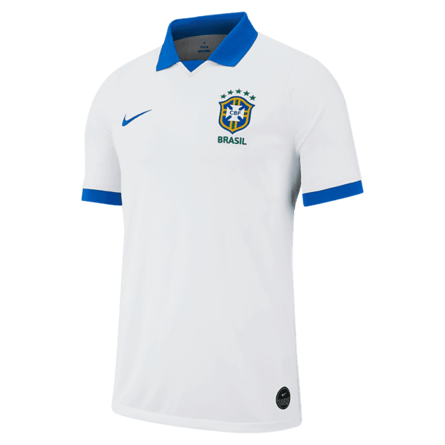 Camisola Brasil Copa América 1920 - Nike Torcedor Masculina - Branco