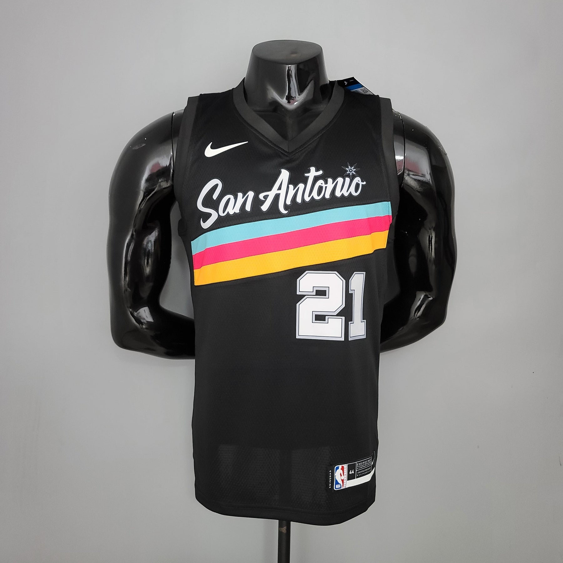 Camisola NBA San Antonio Spurs #21 Duncan - City Edition Black