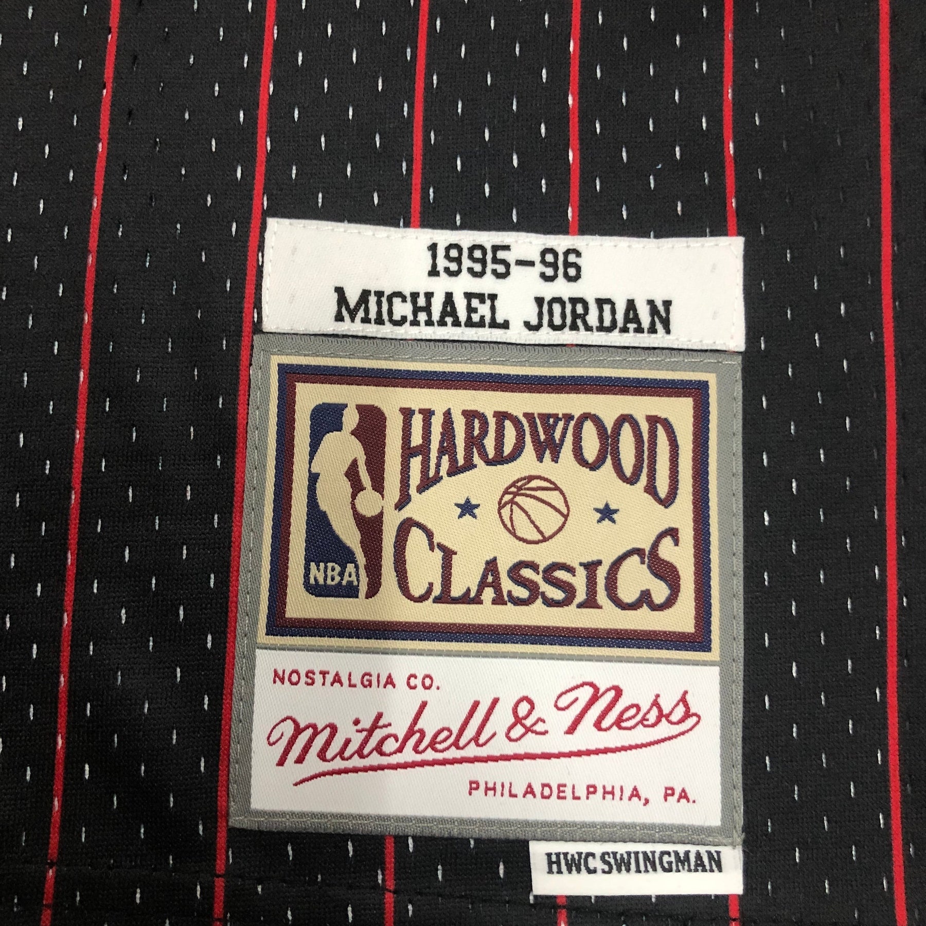 Camisola Mitchell & Ness Chicago Bulls 1995-1996 Preta