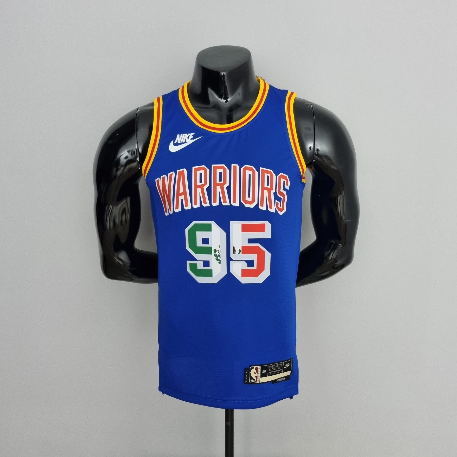 Camisola NBA Golden State Warriors #95 Toscano - Mexico Exclusive Blue