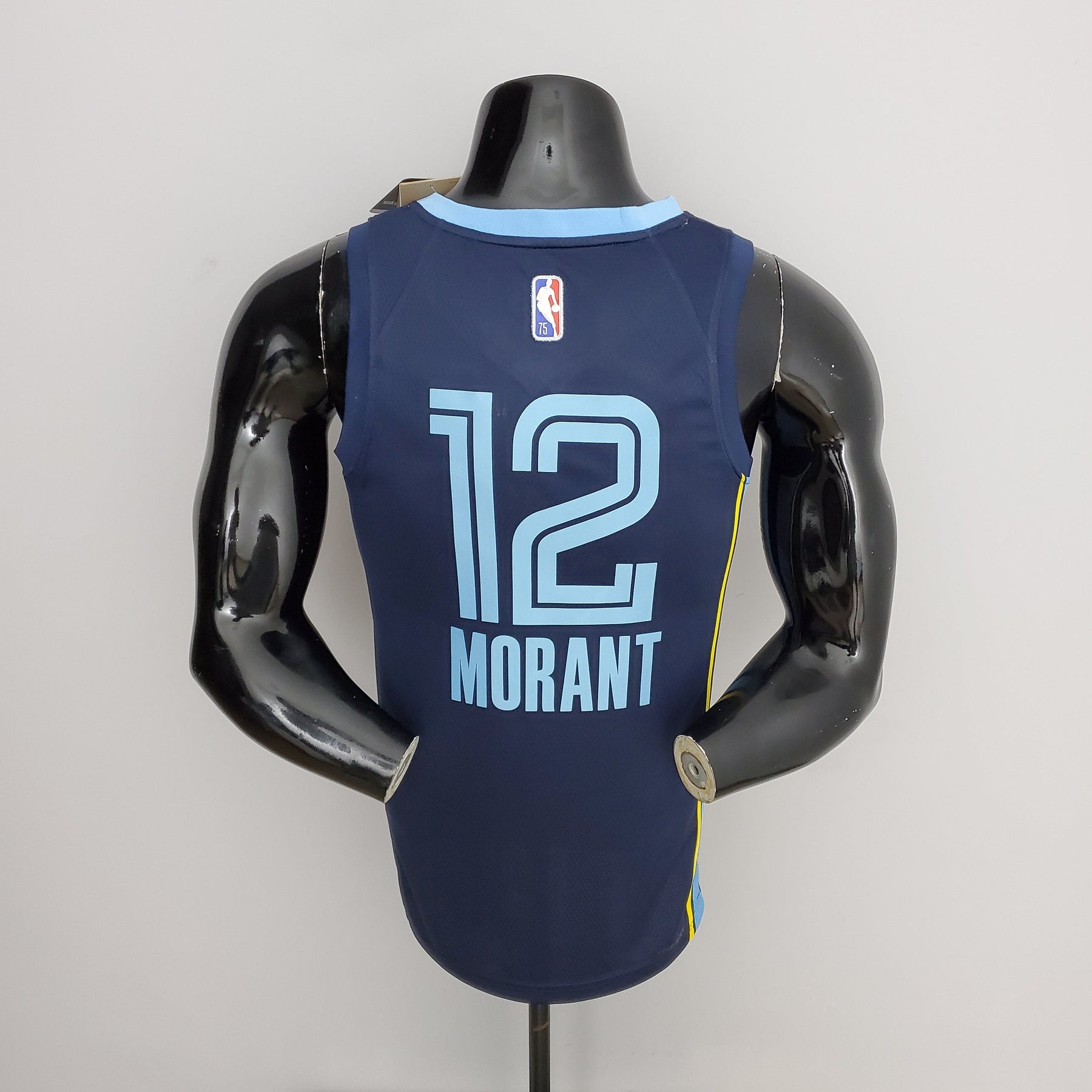 Camisola NBA Memphis Grizzlies #12 Morant - 75° Aniversário Blue
