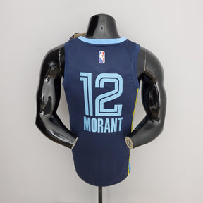 Camisola NBA Memphis Grizzlies #12 Morant - 75° Aniversário Blue