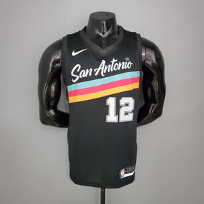 Camisola NBA San Antonio Spurs #12 Aldridge - City Edition Black