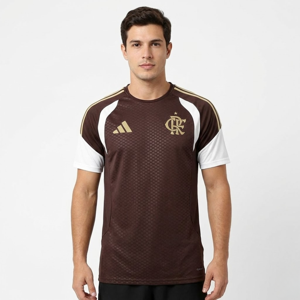 Camisola Flamengo Treino 2026/27 - Marrom
