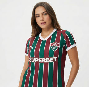Camisola Fluminense Feminina I Away 2026/27 - Torcedor
