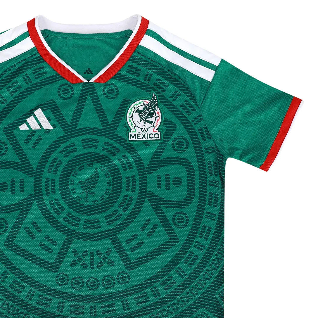 Camisola México Feminina Home 2026 - Verde