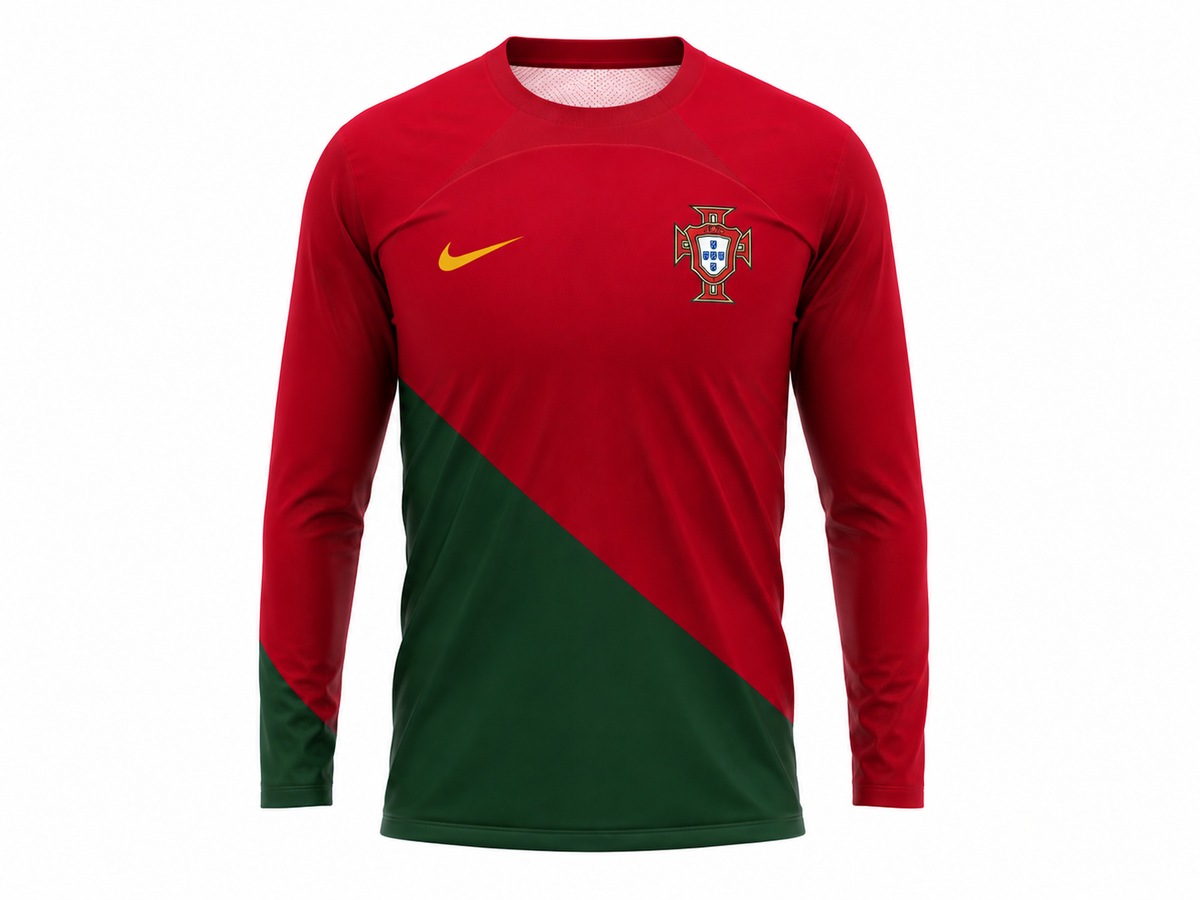 Camisola Seleção Portugal 22 Masculina manga longa