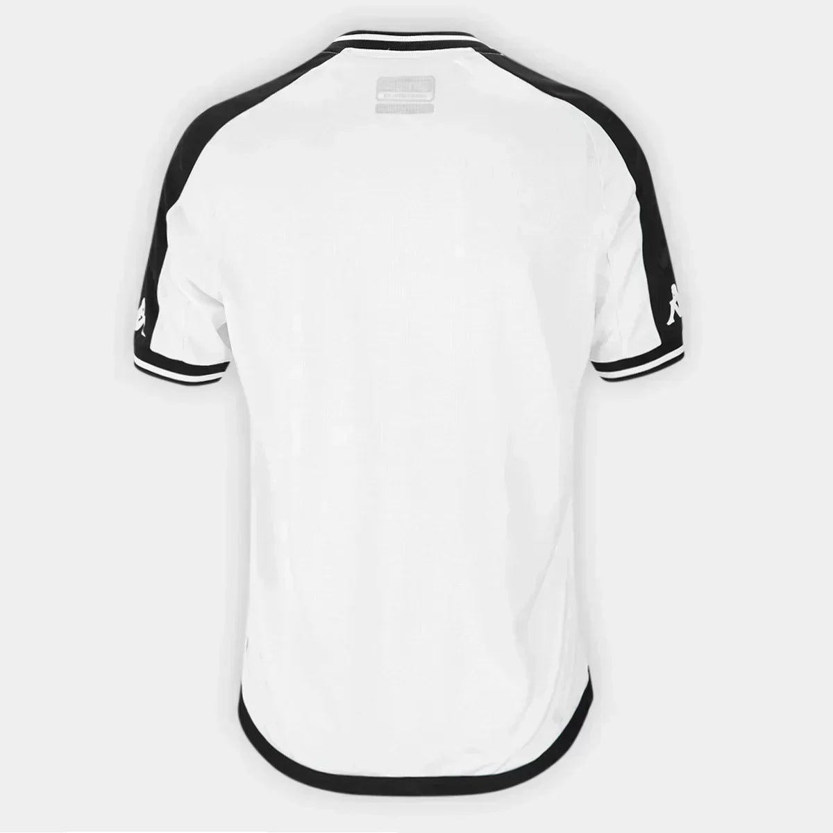 Camisola Vasco Away 24/25 Torcedor Kappa Feminina - Branco e Preto