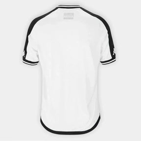 Camisola Vasco Away 24/25 Torcedor Kappa Feminina - Branco e Preto