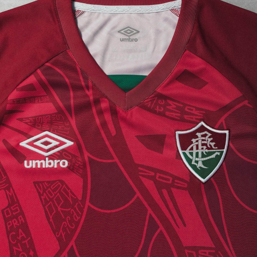 Camisola Fluminense Pre Jogo 24/25 - Umbro Torcedor Masculina