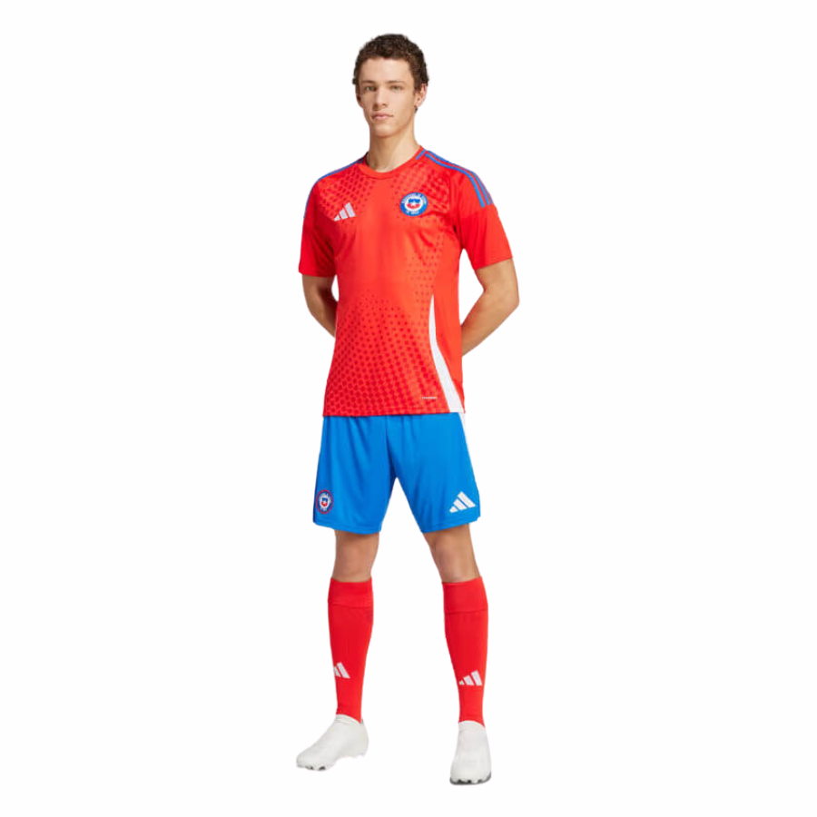 Camisola Chile Titular 24/25 - Adidas Torcedor Masculina