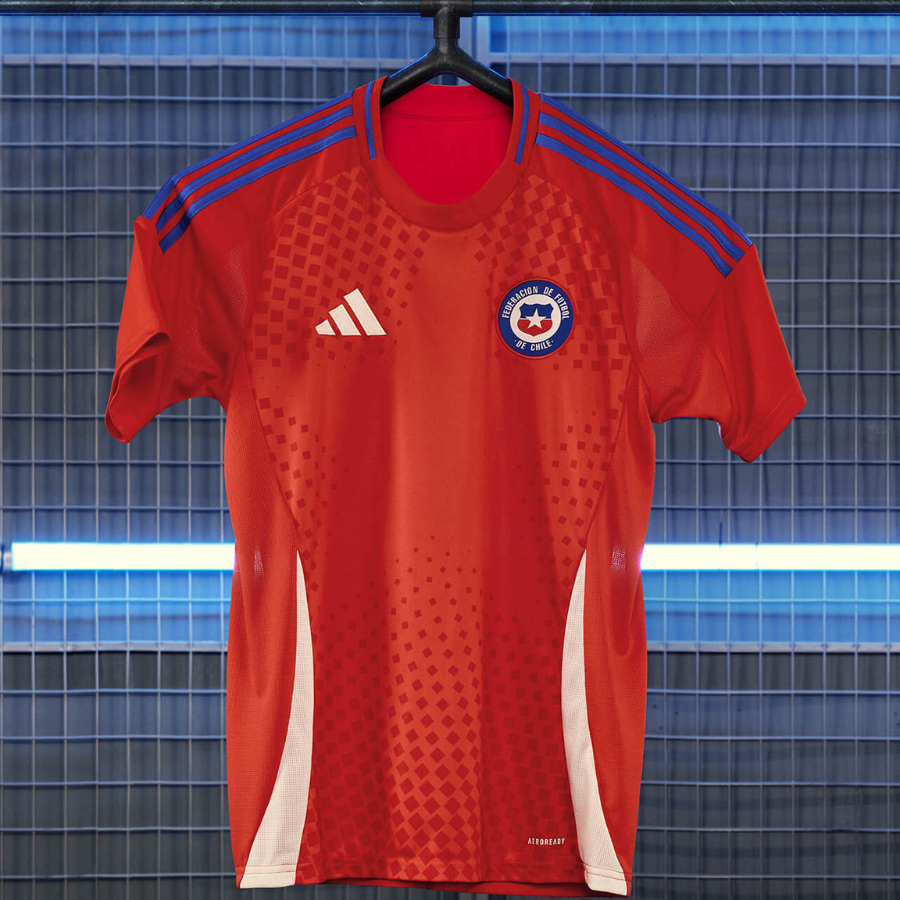 Camisola Chile Titular 24/25 - Adidas Torcedor Masculina