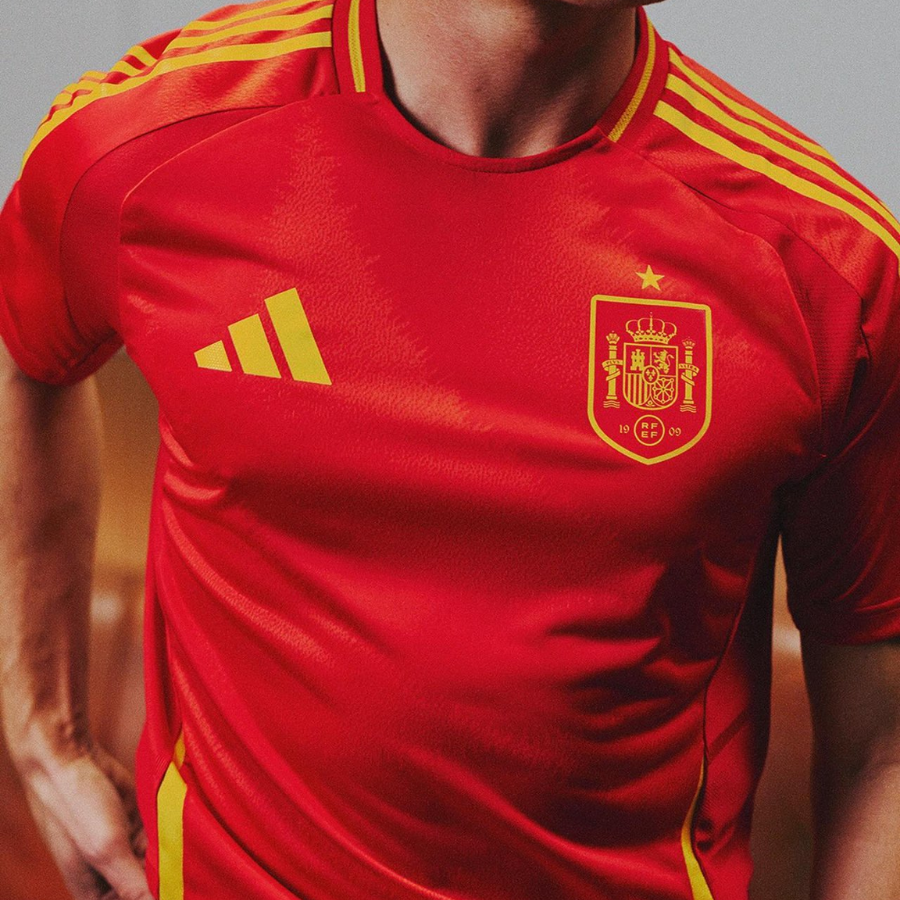 Camisola Espanha Titular 24/25 - Adidas Torcedor Masculina