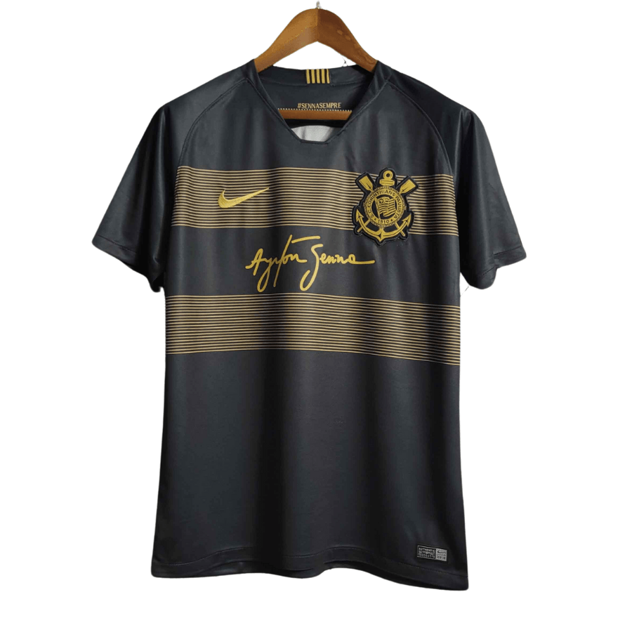 Camisola Corinthians Ayrton Senna Retro 2018/19 - Nike Torcedor Masculina