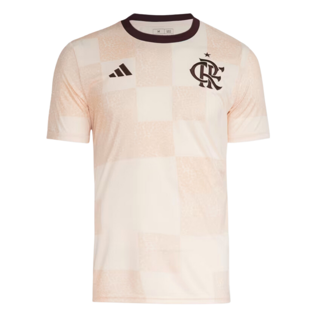 Camisola Flamengo Pré-Jogo Adidas Masculina Torcedor 24/25