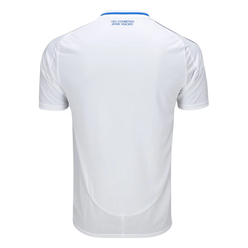 Camisola Cruzeiro II 25/26 Torcedor Masculina - Branca + Azul