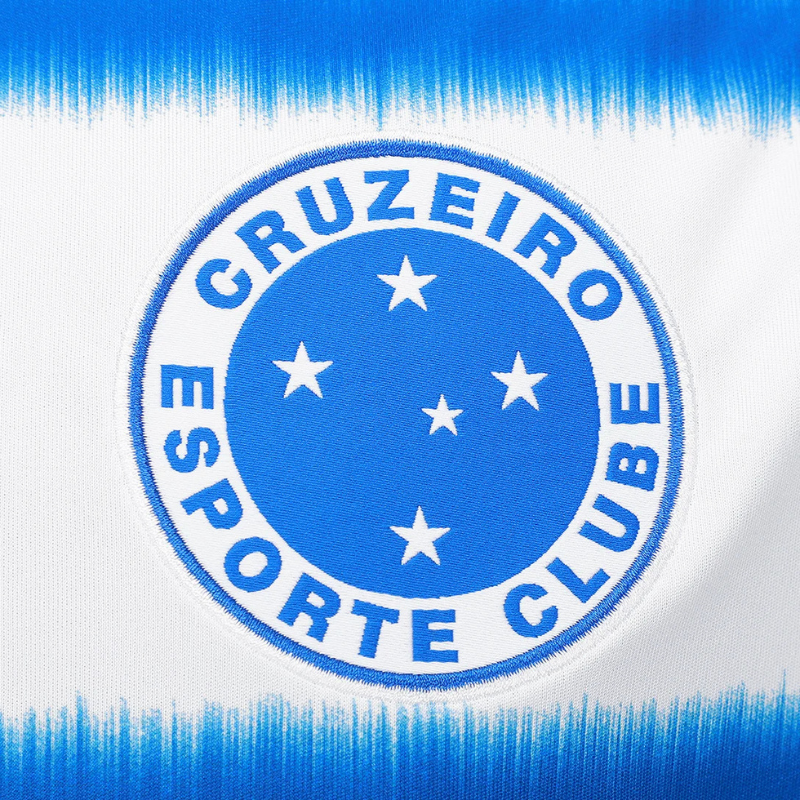 Camisola Cruzeiro II 25/26 Torcedor Masculina - Branca + Azul