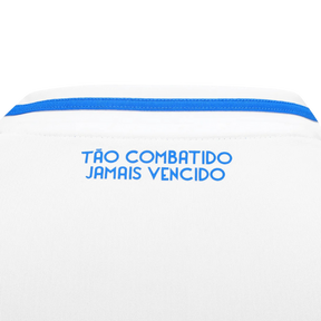 Camisola Cruzeiro II 25/26 Torcedor Masculina - Branca + Azul