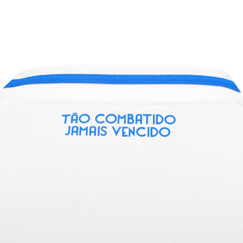 Camisola Cruzeiro II 25/26 Torcedor Masculina - Branca + Azul