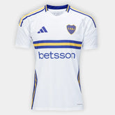 Camisola Boca Juniors Away 2025 s/n° Torcedor Adidas Masculina - Branco+Azul