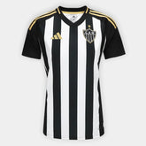 Camisola Atlético Mineiro I 25/26 Torcedor Adidas Feminina - Preto