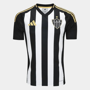 Camisola Atlético Mineiro I 25/26 Torcedor Adidas Masculina - Preto