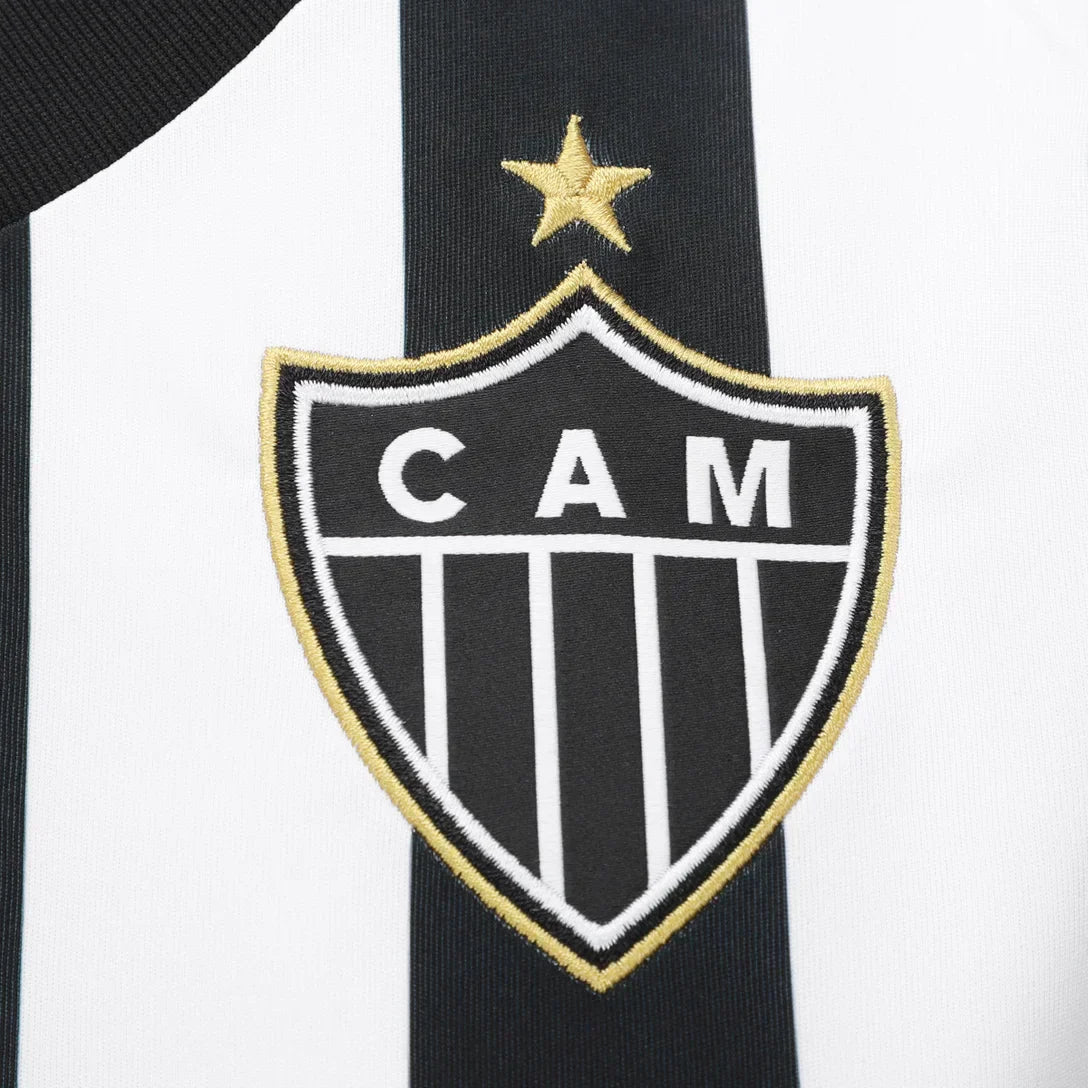 Camisola Atlético Mineiro I 25/26 Torcedor Adidas Masculina - Preto