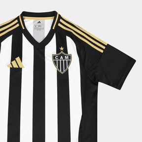 Camisola Atlético Mineiro I 25/26 Torcedor Adidas Masculina - Preto