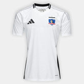 Camisola Colo-Colo Home 25/26 s/n Torcedor Adidas Masculina - Branco+Preto