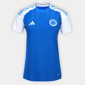 Camisola Cruzeiro I 25/26 s/n Torcedor Adidas Feminina - Azul