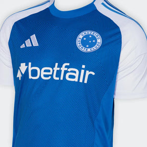 Camisola Cruzeiro I 25/26 Torcedor Adidas Masculina - Azul