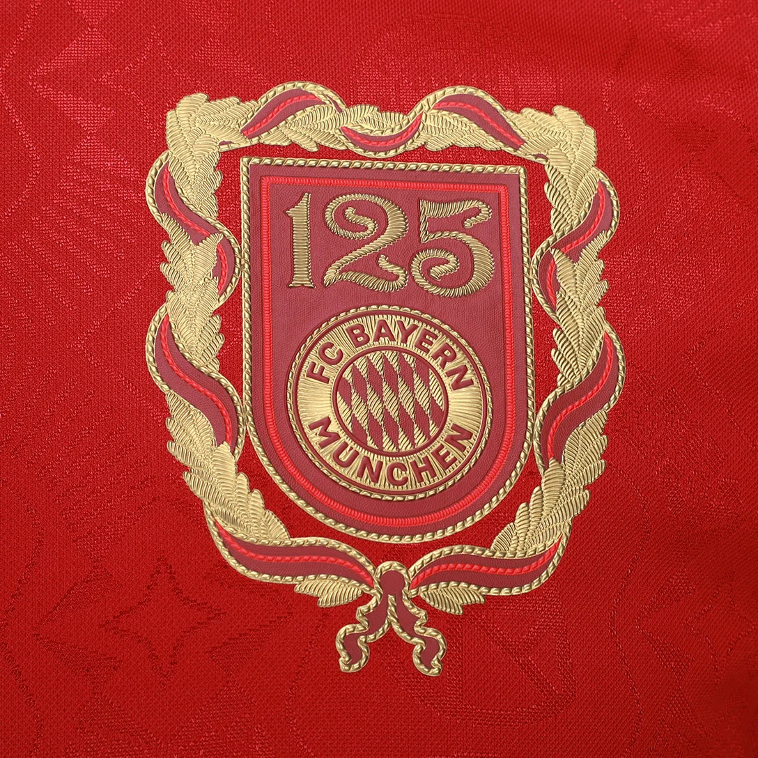 Camisola Bayern de Munique 25/26 Comemorativa 125 Anos Adidas Masculina - Vermelho