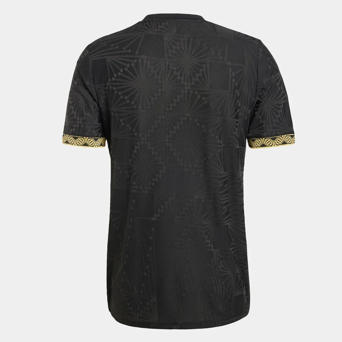 Camisola México 25/26 Ouro Adidas Masculina - Preto+Dourado