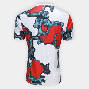 Camisola Bayern de Munique 25/26 Apresentação Adidas Masculina - Branco+Vermelho