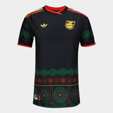 Camisola Seleção Jamaica Away Torcedor 2026 Adidas Feminina - Preto