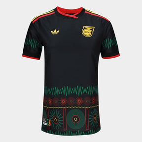 Camisola Seleção Jamaica Away Torcedor 2026 Adidas Feminina - Preto