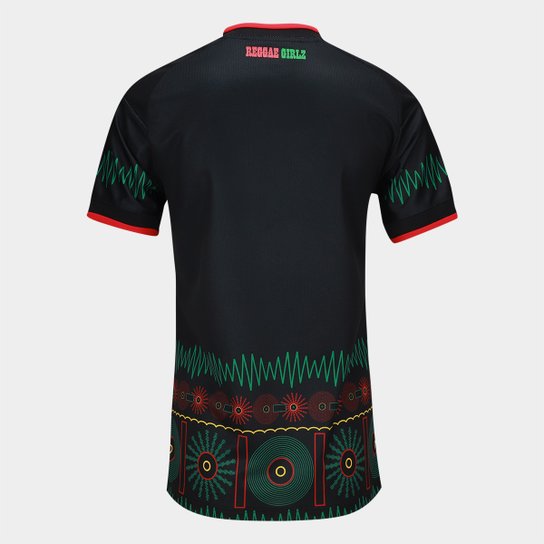 Camisola Seleção Jamaica Away Torcedor 2026 Adidas Feminina - Preto