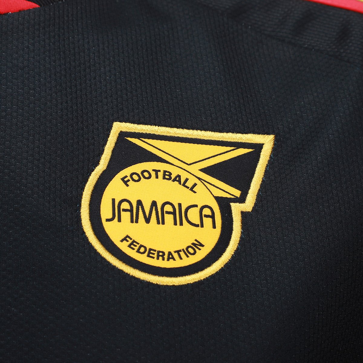 Camisola Seleção Jamaica Away Torcedor 2026 Adidas Feminina - Preto