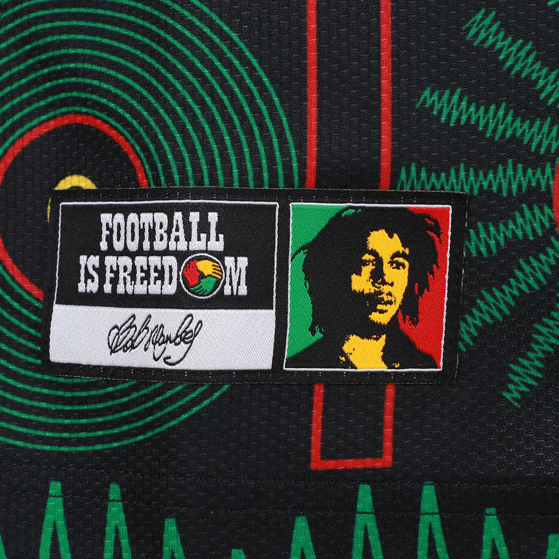 Camisola Seleção Jamaica Away Torcedor 2026 Adidas Feminina - Preto